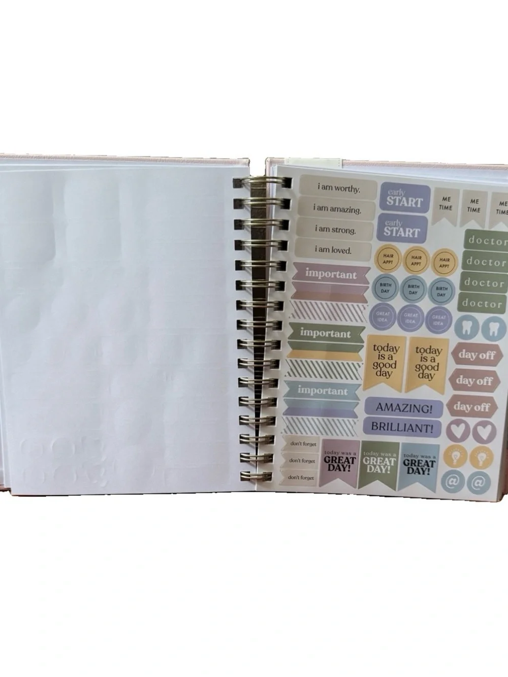 Eccolo Planner 2026- 2027 18-Month Weekly & Monthly Planner Hard Cover 8x7.5”